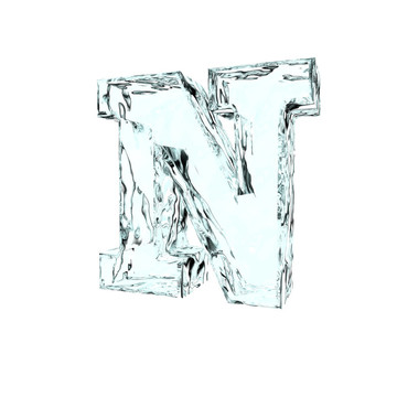 冰凍的字母N