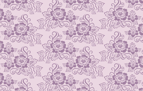 紫色的花朵圖案