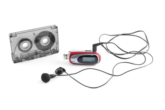 盒式錄音磁帶和MP3播放器