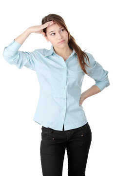 年輕的商業(yè)女性或?qū)W生