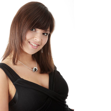 優(yōu)雅的晚禮服的女人