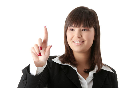 漂亮的女商人選擇