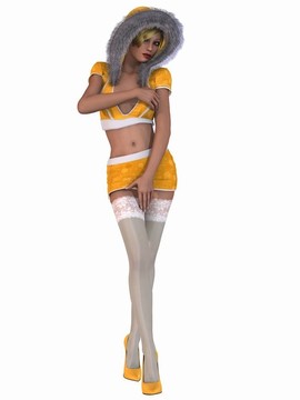 性感圣誕女郎