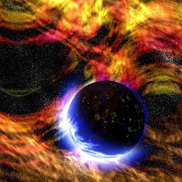宇宙空間的星球