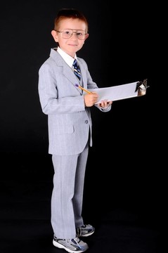 男孩的商人