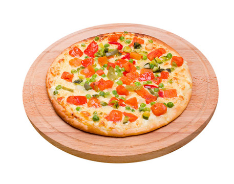 意大利蔬菜披萨。neapolitano