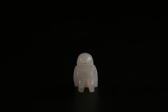 白玉 遼金白玉鴿子