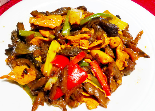 肉炒海參