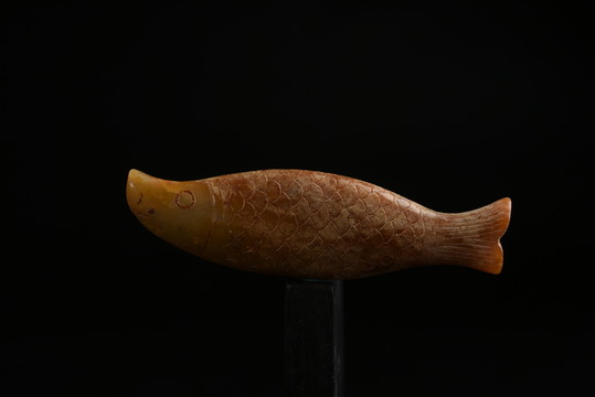 玉器 唐代玉魚