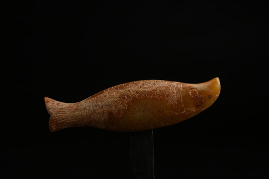 玉器 唐代玉魚