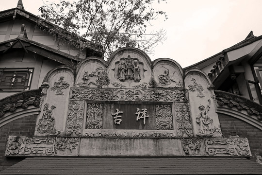 舊成都黑白照片