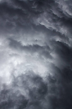 劇烈的暴風(fēng)雨的天空