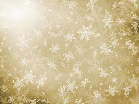 金色的雪花