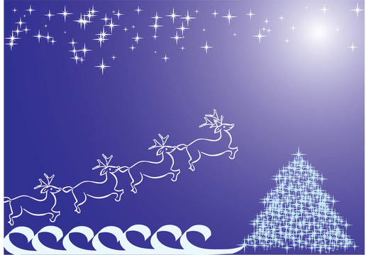 Santa `鹿藍(lán)冷杉