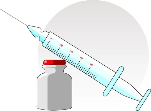 注射器和瓶子