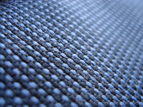 藍(lán)色和黑色織物