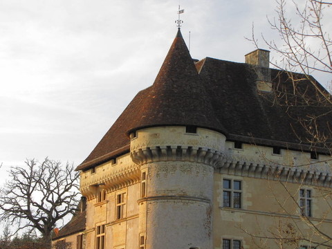 城堡；損失；谷vezere