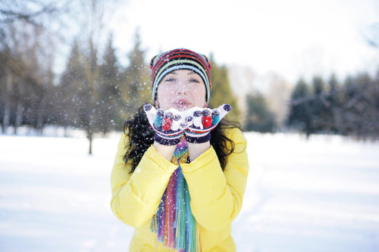 手掌上的雪