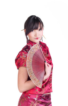 藝妓與風扇