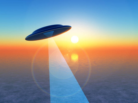 日出的UFO