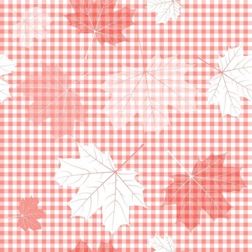 無縫紅和白圖案（EPS 10）