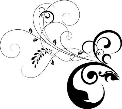 花卉設(shè)計(jì)元素。