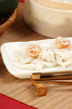 亞洲風(fēng)味烤蝦有機(jī)面