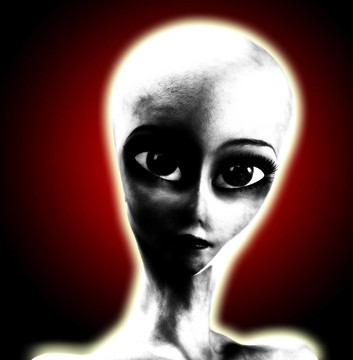 大眼睛的外星人