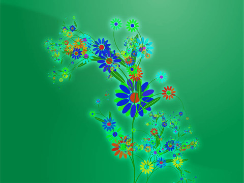花藝主題設(shè)計(jì)插畫(huà)