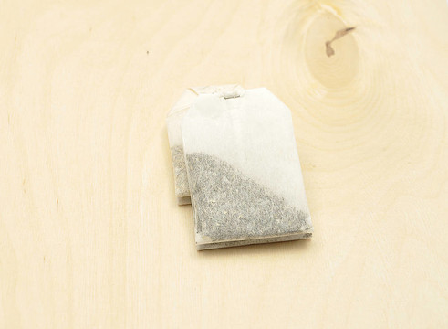 茶袋的詳細而簡單的形象