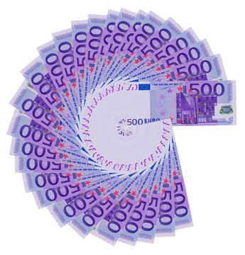 500歐元的紙幣
