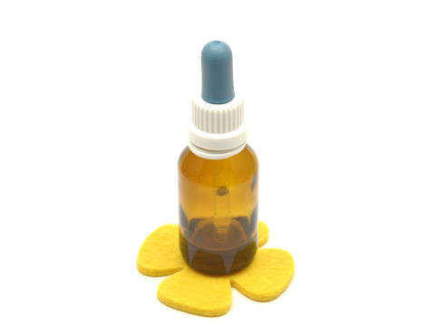 巴赫花的補救和毛氈裝飾