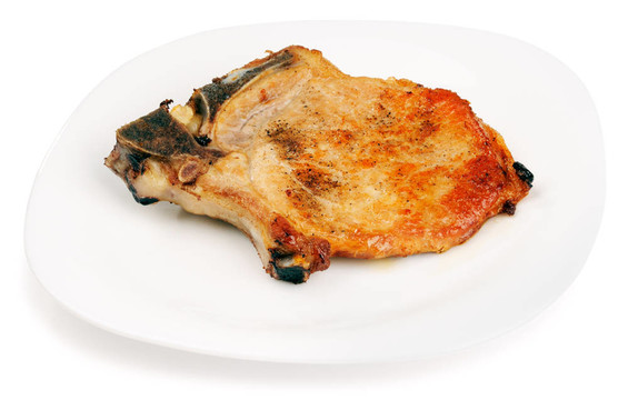 板上烤豬肉