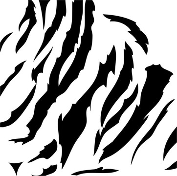 斑馬線(xiàn)的黑色線(xiàn)條.插圖