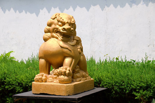 中華寺石獅子