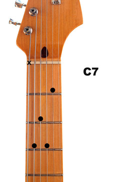 C7的吉他和弦圖
