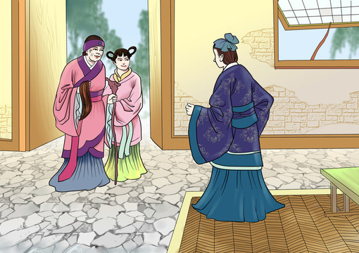 陶侃結(jié)發(fā)留客5