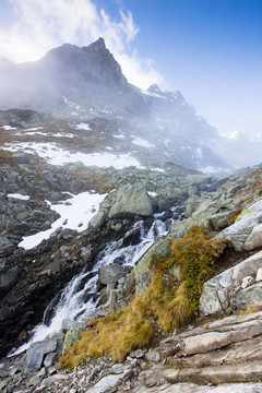 巨大的冷谷；Vysoke Tatry（高水）；斯洛伐克