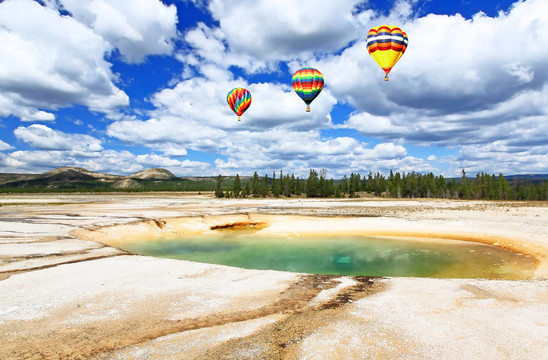 中間歇泉盆地Yellowstone