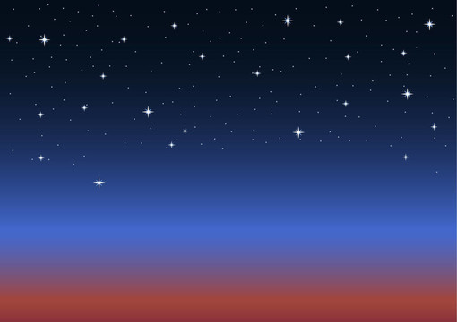 夜晚的天空