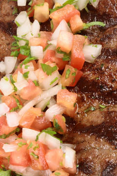 pico de gallo烤牛肉