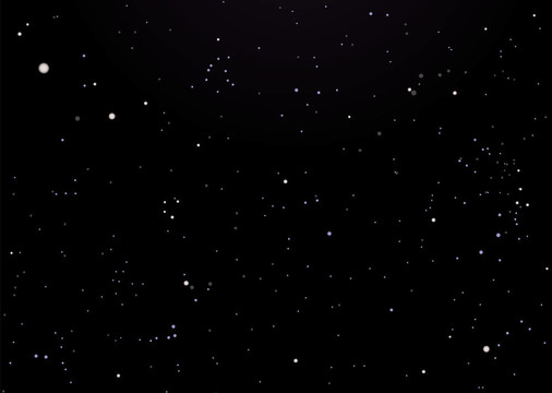 夜空中的星星