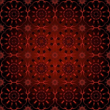 摘要花卉圖案