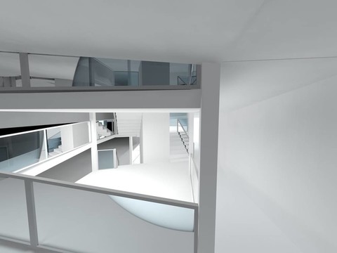 醫(yī)院候診室；概念建筑；潔凈空間。