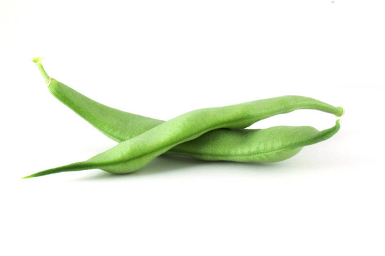 綠色的豆莢