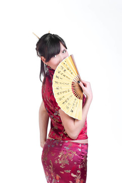 藝妓與風(fēng)扇
