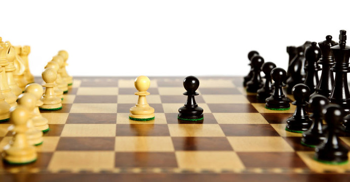 棋盤上的棋子