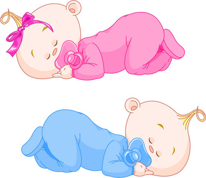 熟睡的嬰兒