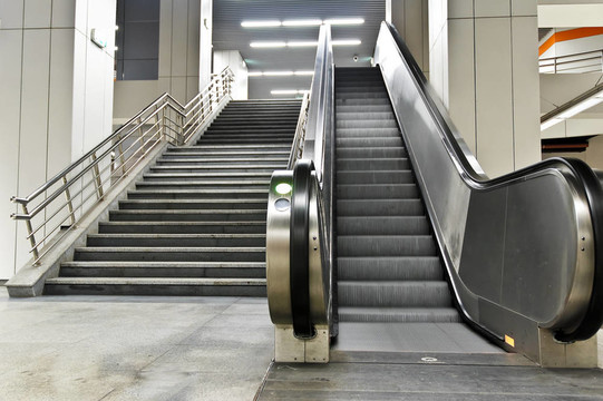 地鐵車站和樓梯