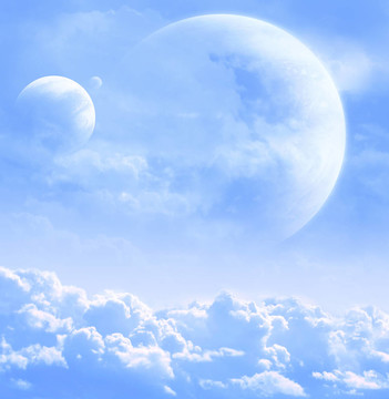 外星行星的天空